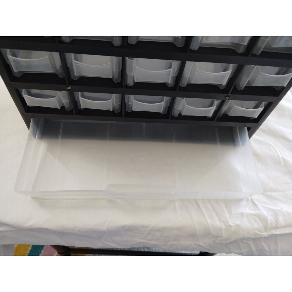 Store House 40 Bin Organizer w/ Full Length Drawer & Removable Bins - {I} - Picture 4 of 10